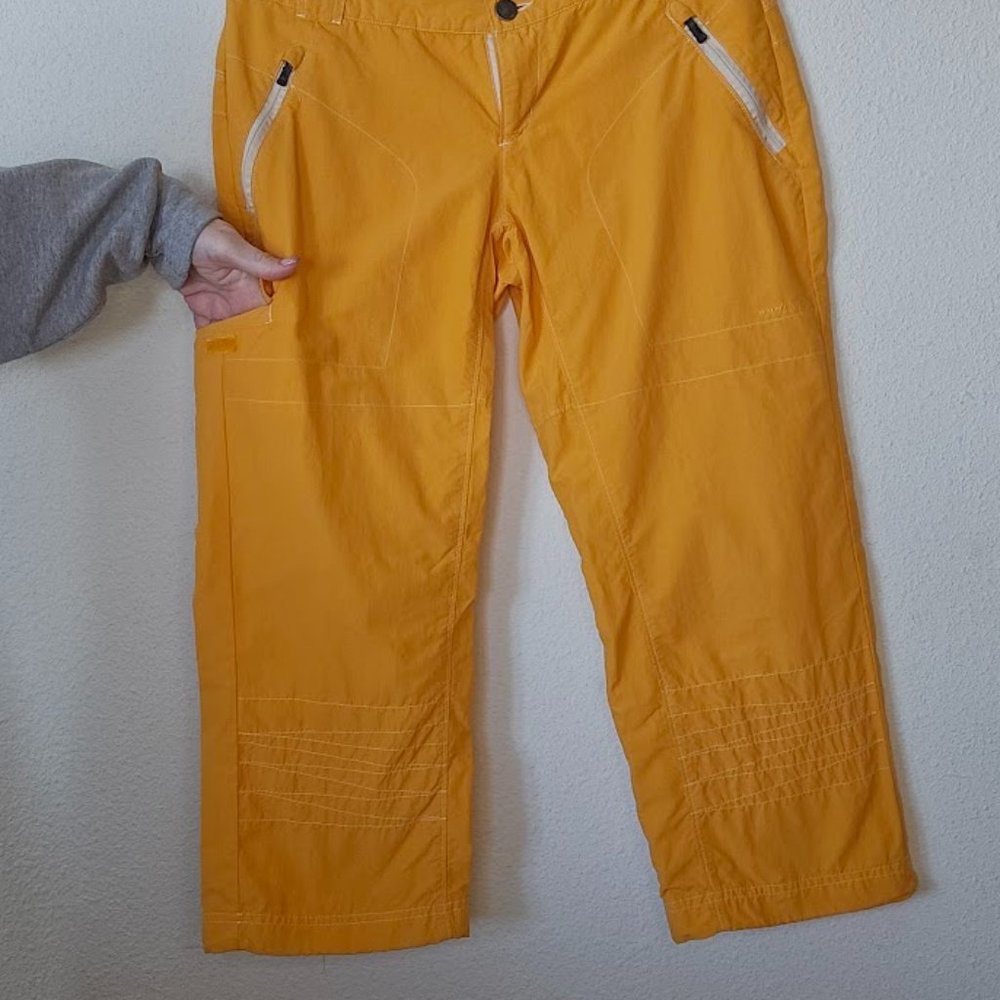 COLUMBIA TITANIUM Omni Dry Hiking Capri Orange Women's Lightweight Size 6 - Picture 4 of 7